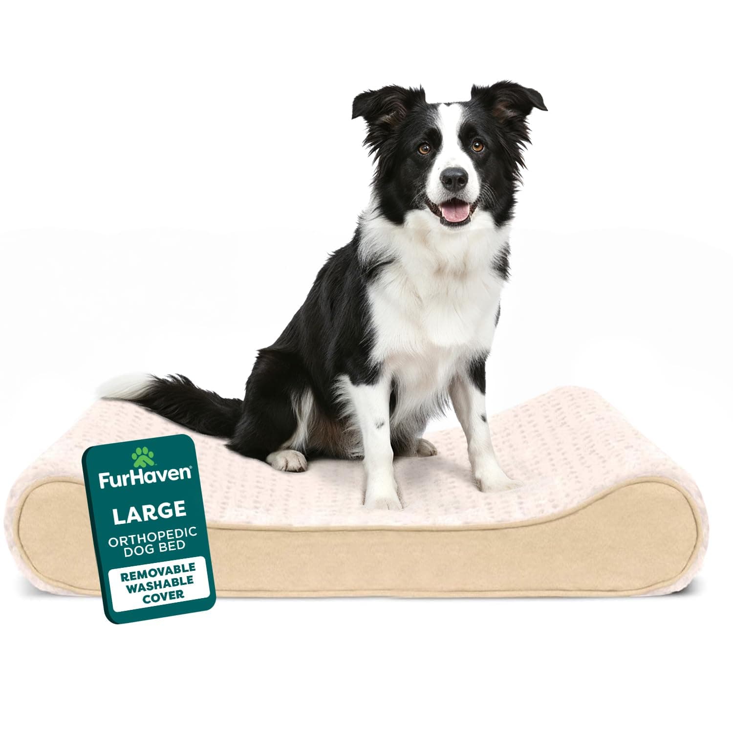 Furhaven Orthopedic Lounger Bed (Washable Cover, Large) product image