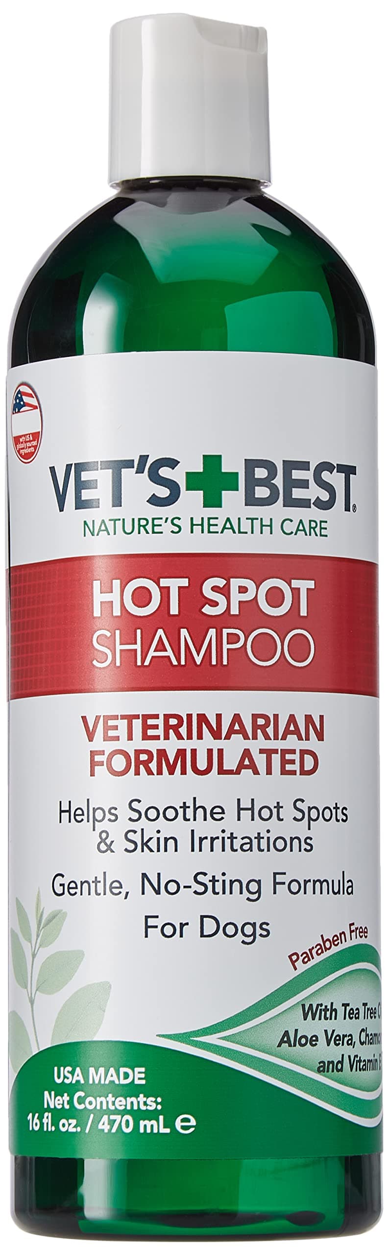 Vet's Best Hot Spot & Itch Relief Dog Shampoo (Aloe & Chamomile, 16 oz)