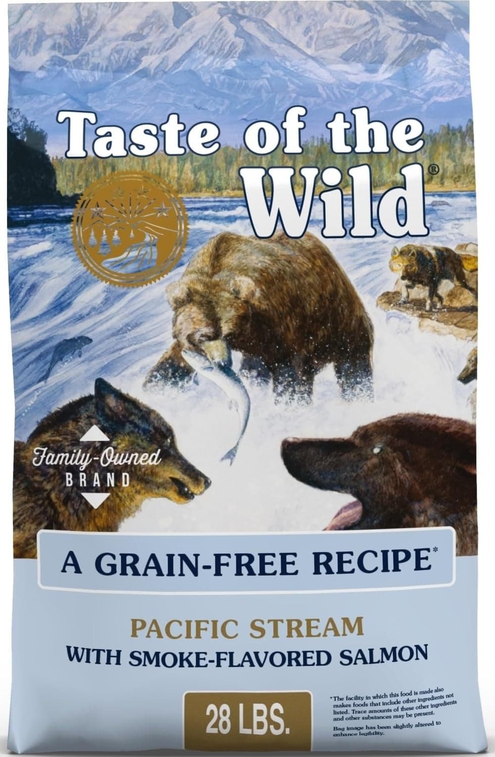 Taste of the Wild Pacific Stream Grain-Free Dry Dog Food (Salmon, 28 lb) product image