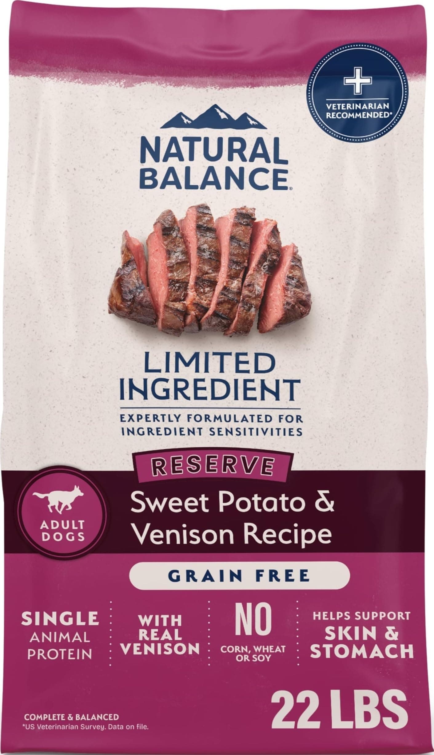 Natural Balance Limited Ingredient Adult Dry Dog Food (Sweet Potato & Venison) product image
