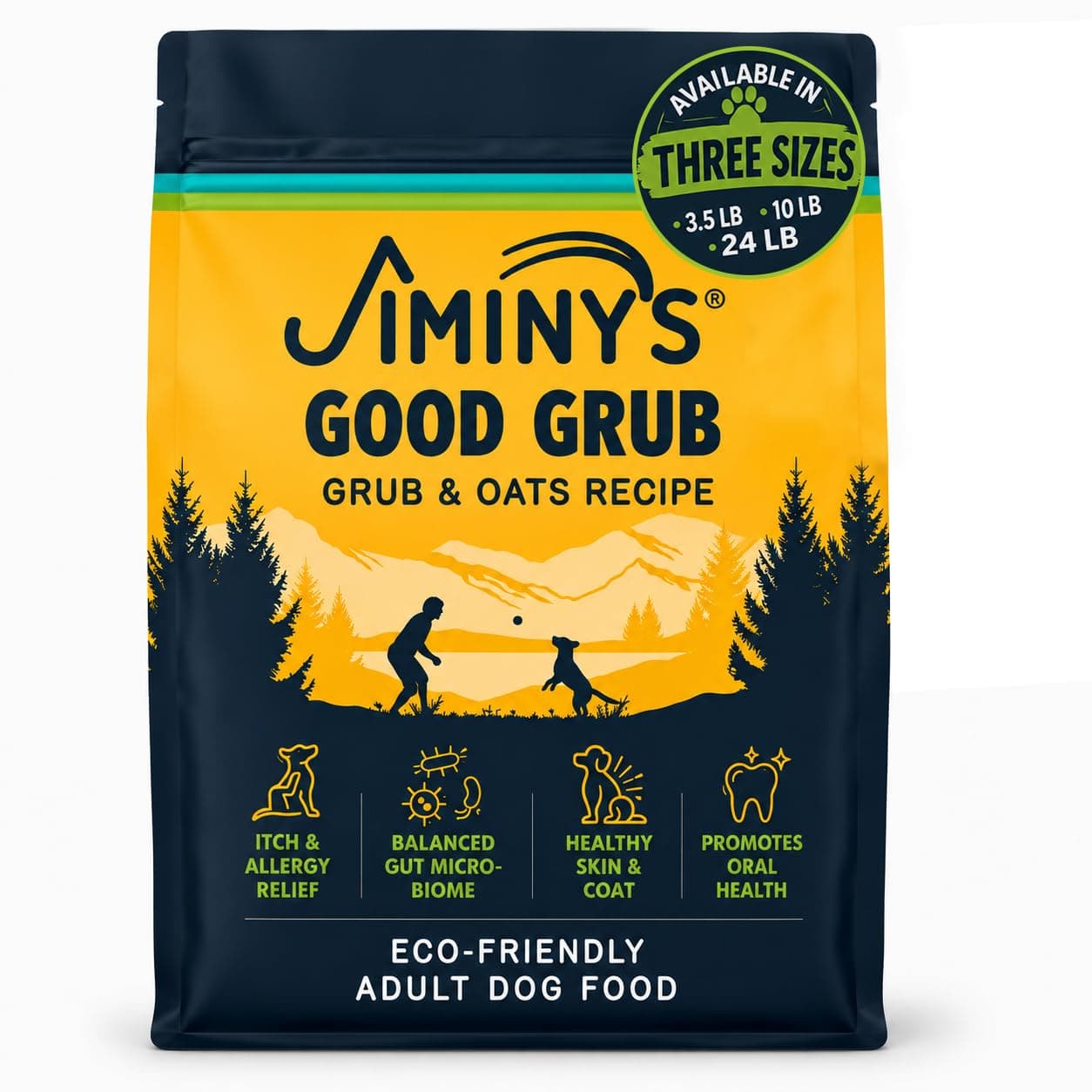 Jiminy's Good Grub Insect-Protein Dog Food (Food Sensitivities & Skin Health)