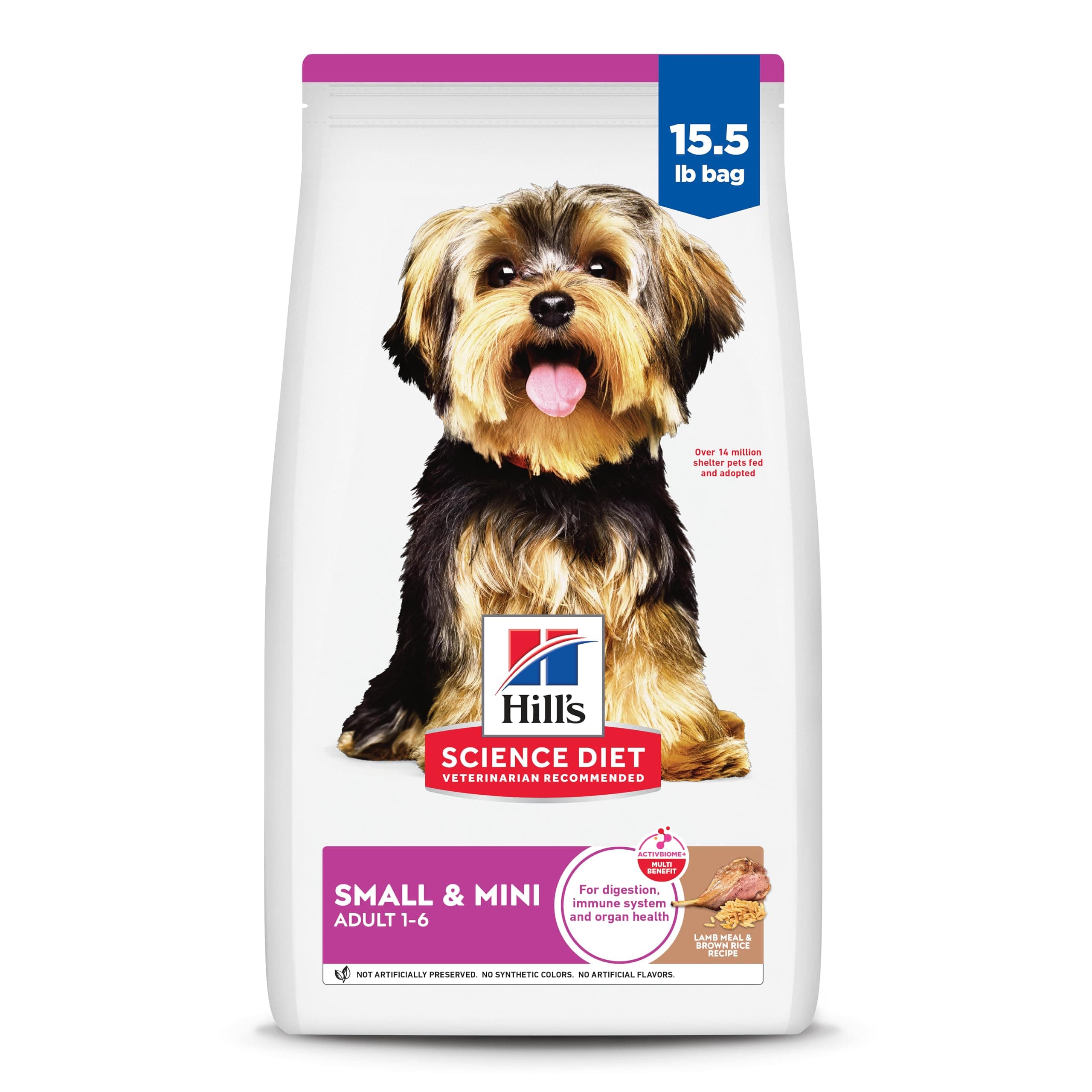 Hill's Science Diet Small & Mini Adult Lamb Meal & Brown Rice (15.5 lb) product image
