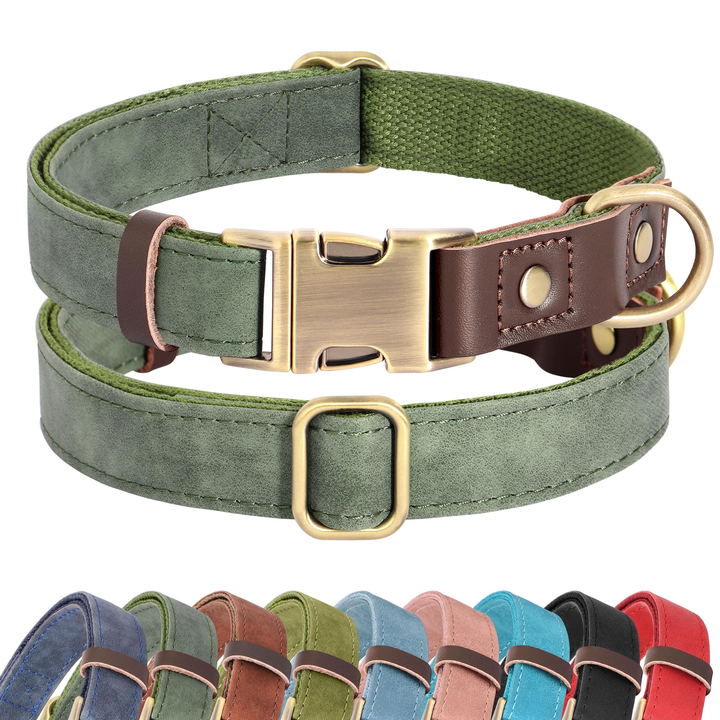 PU Leather Stylish Dog Collar