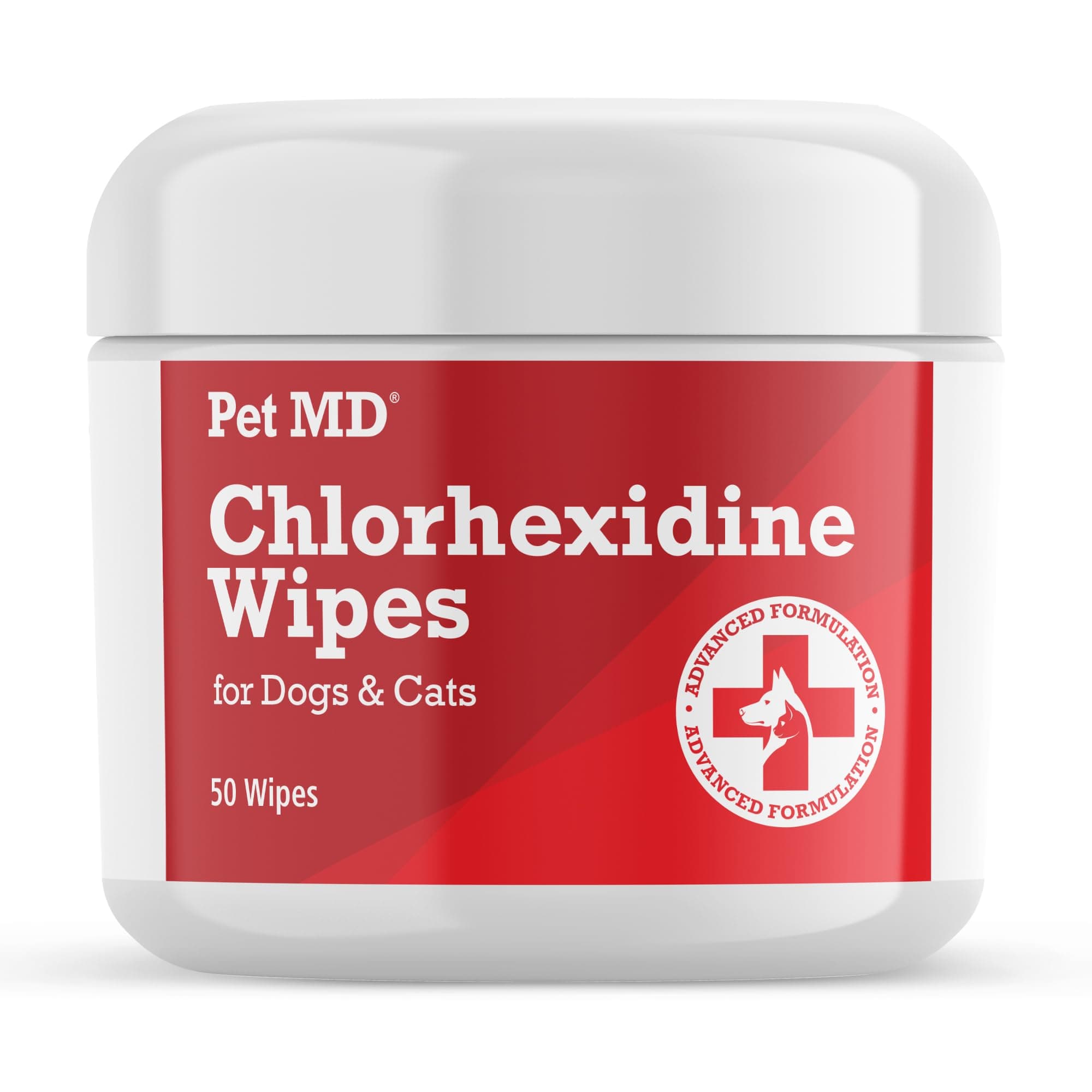 Pet MD Chlorhexidine Topical Wipes with Aloe (50 Count) product image